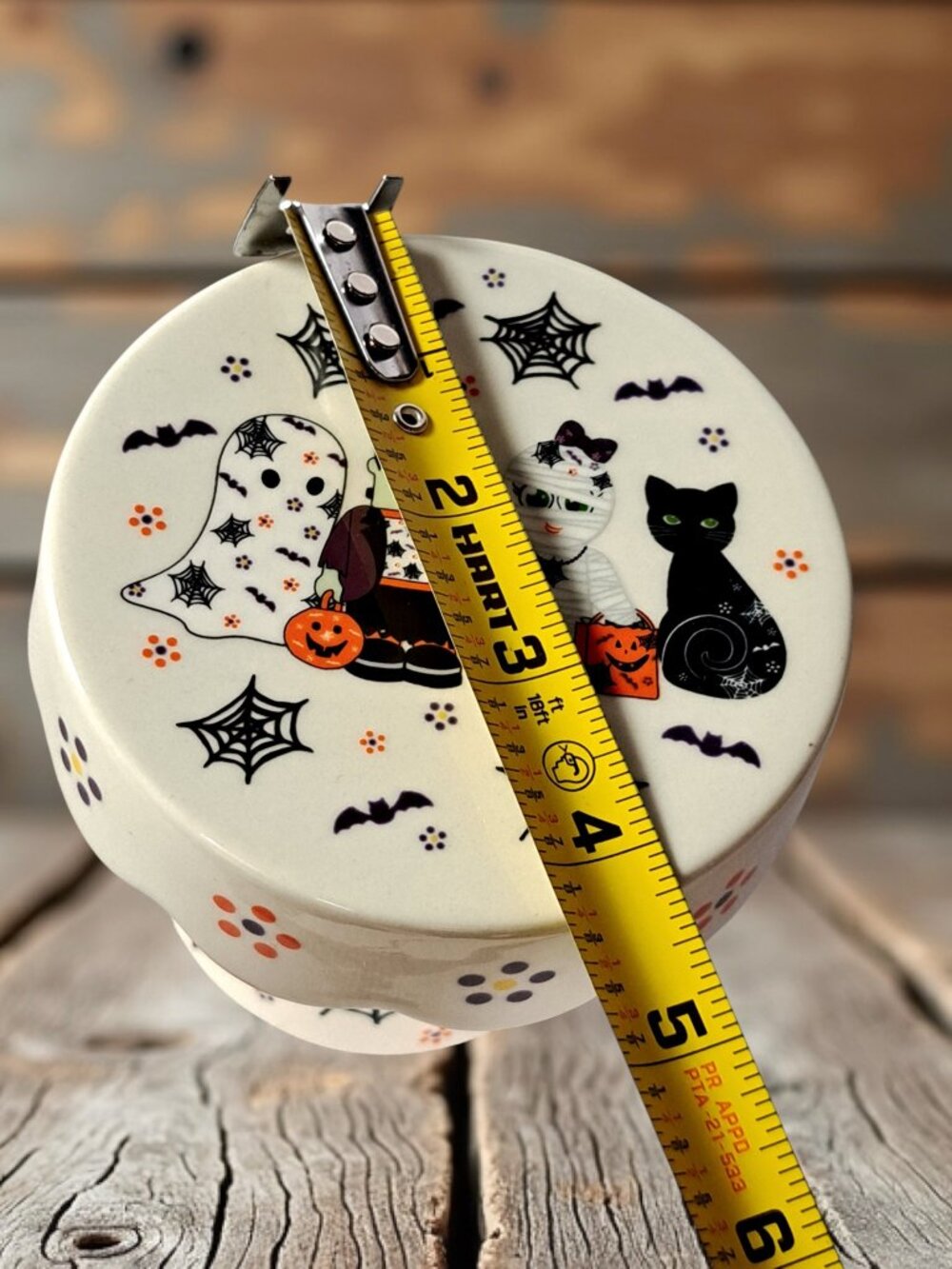 Temp-tations By Tara Halloween Boofetti Cupcake Candle Stand Hand Painted - Picture 7 of 14